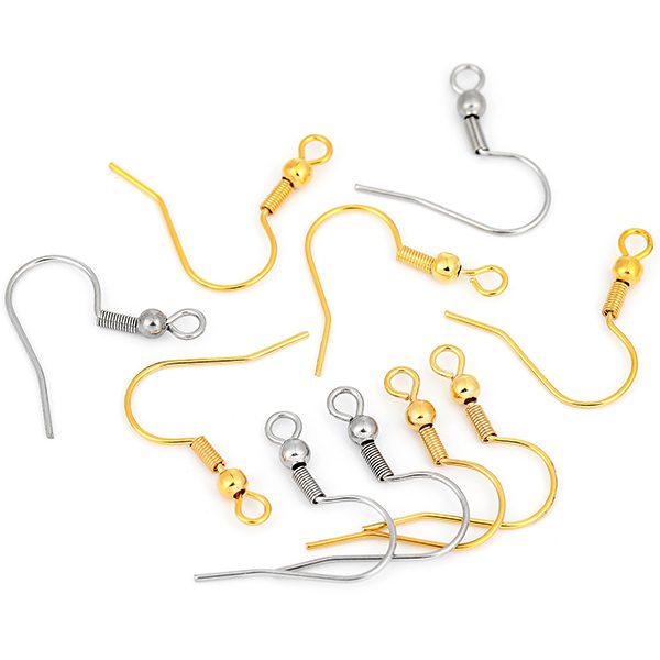 Steel earring hooks